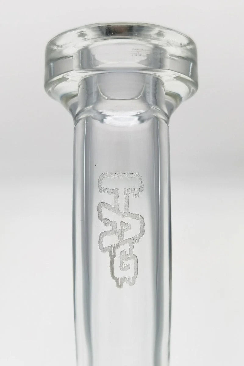 TAG - 13" Bent Neck Dragless Fritted Disc to Spinning Splash Guard Bong 65x5MM (18MM Female) - Image 10