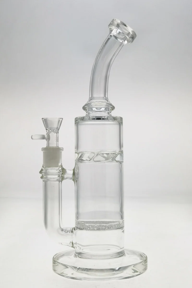 TAG - 13" Bent Neck Dragless Fritted Disc to Spinning Splash Guard Bong 65x5MM (18MM Female) - Image 6