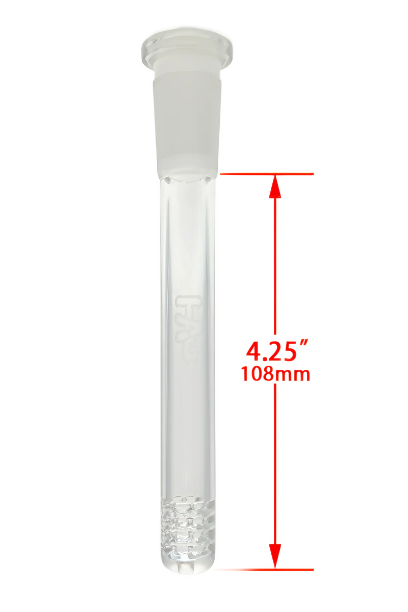 TAG - 18/14MM Open End 32 Slit Gridded Bong Downstem - Image 23