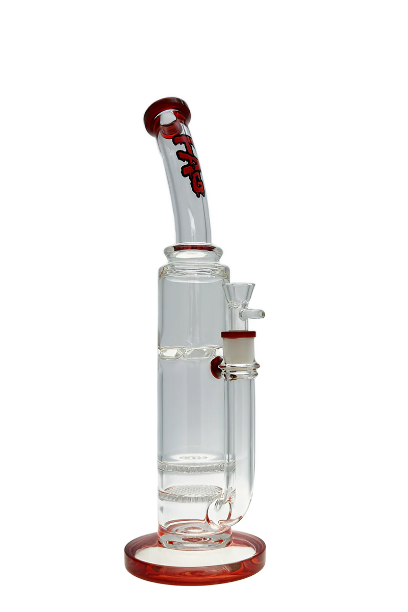 TAG - 16" Bent Neck Double Honeycomb Spinning Splash Guard (18MM Female) - Image 15
