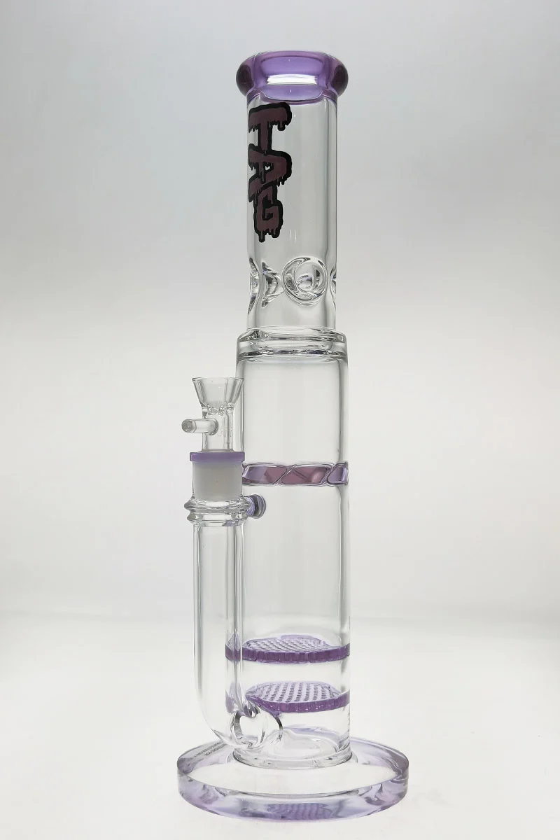 TAG - 16" Double Honeycomb to Spinning Splash Guard Bong 50x7MM (18MM Female) - Image 11