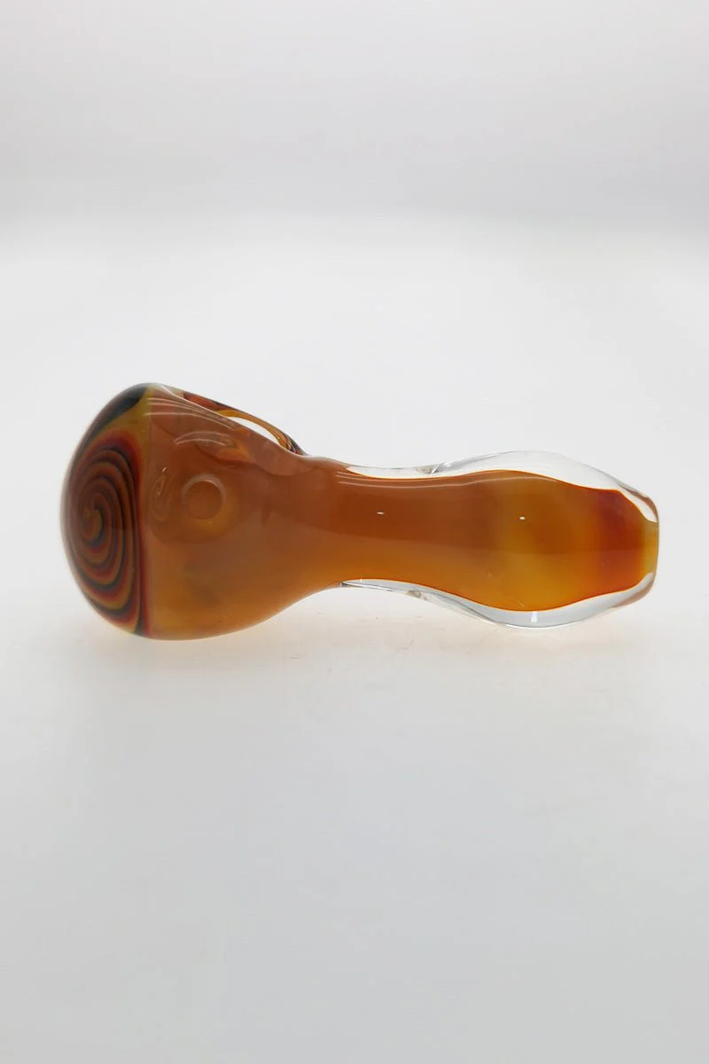 3.00" Dry Spoon Pipe w/ Multi-Color (42g) Carb Hole: Left Side - Image 2
