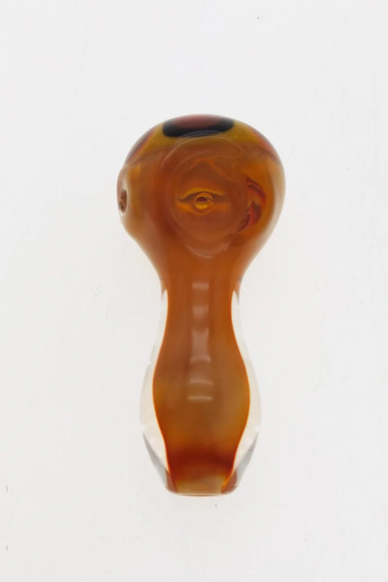 3.00" Dry Spoon Pipe w/ Multi-Color (42g) Carb Hole: Left Side - Image 3