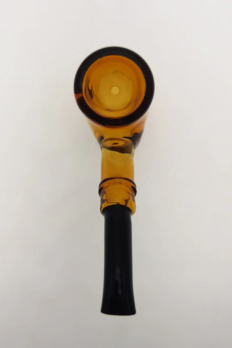 3.75" Dry Spoon Pipe w/ Sherlock Body (80g) Carb Hole: Left Side - Image 11