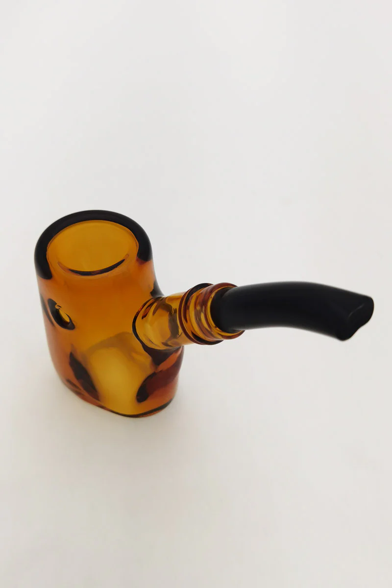 3.75" Dry Spoon Pipe w/ Sherlock Body (80g) Carb Hole: Left Side - Image 12
