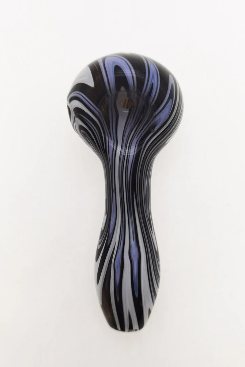 4.00" Dry Spoon Pipe w/ Wig Wag (50g) - Image 14