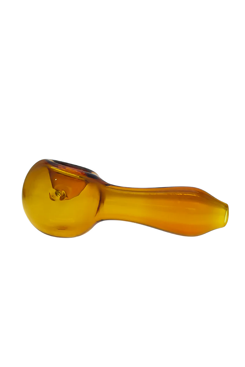 4.25" Peach Spoon Pipe (Carb Hole: Left Side) - Image 3