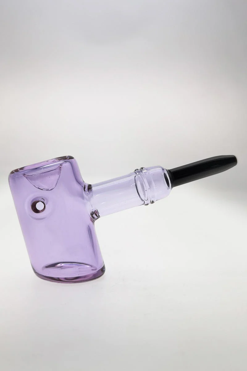 5.75" Dry Spoon Pipe w/ Sherlock Hammer Body (119g) Carb Hole: Left Side