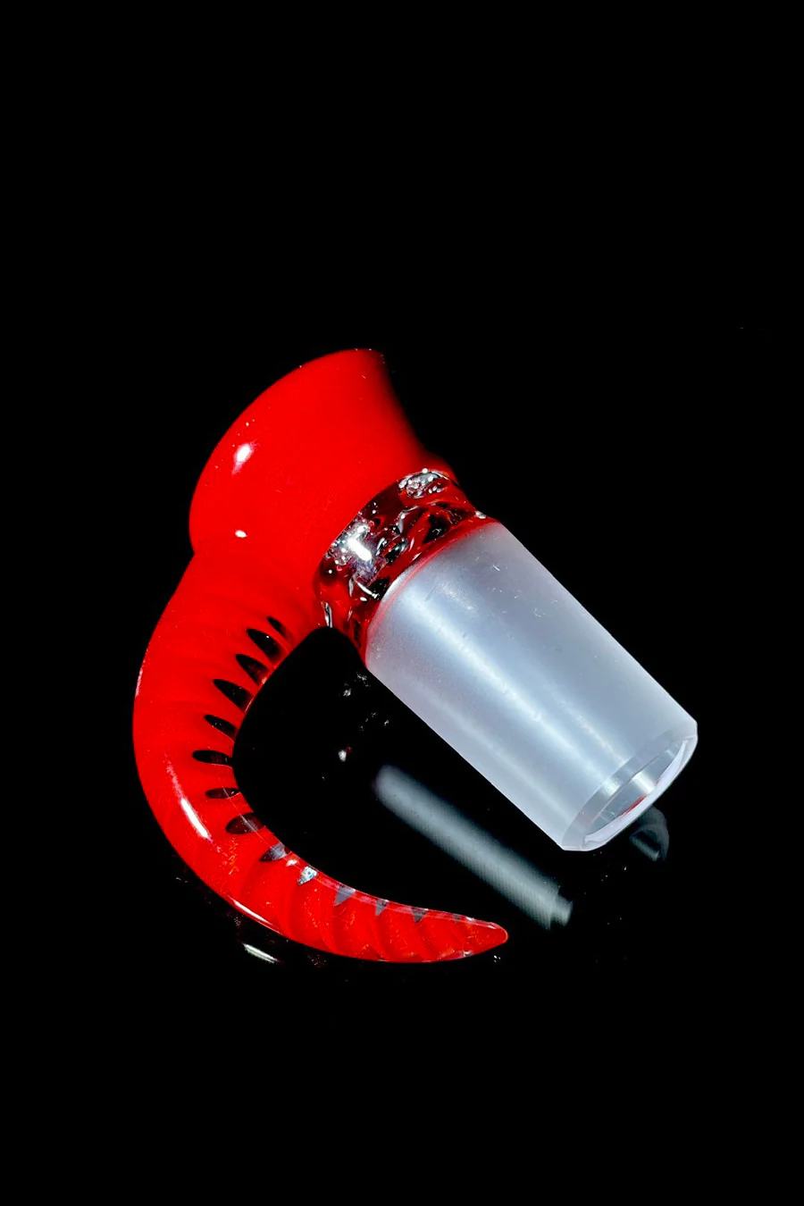 Moose Glass - 5 Hole Disc Screen Bong Slide Bowl Piece (18MM Male) (Accented) - Image 25