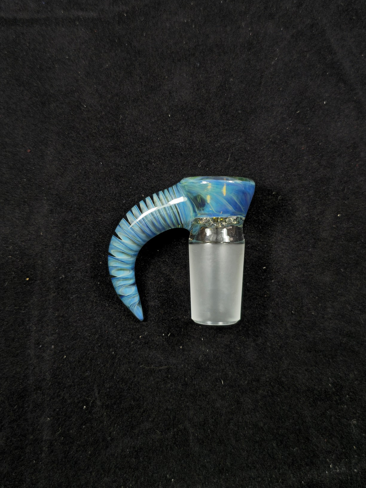 Moose Glass - 5 Hole Disc Screen Bong Slide Bowl Piece (18MM Male) (Accented) - Image 35