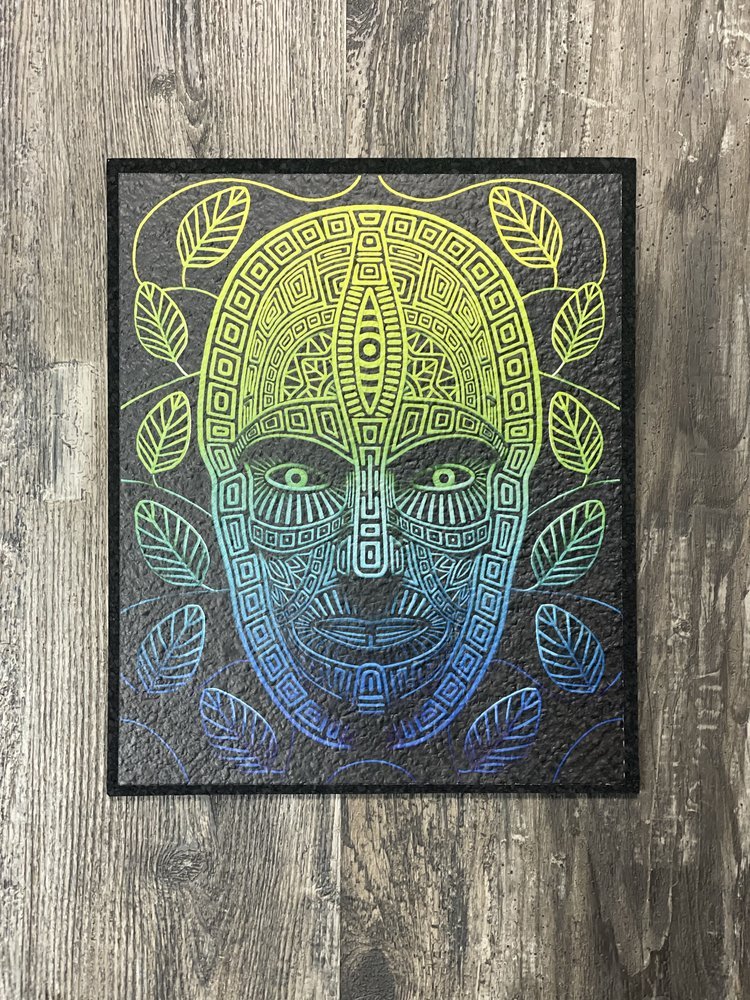 East Coasters - 12"x10"  KE VISUALS - AYASCHA MAN Limited Edition Coaster Dab Mat