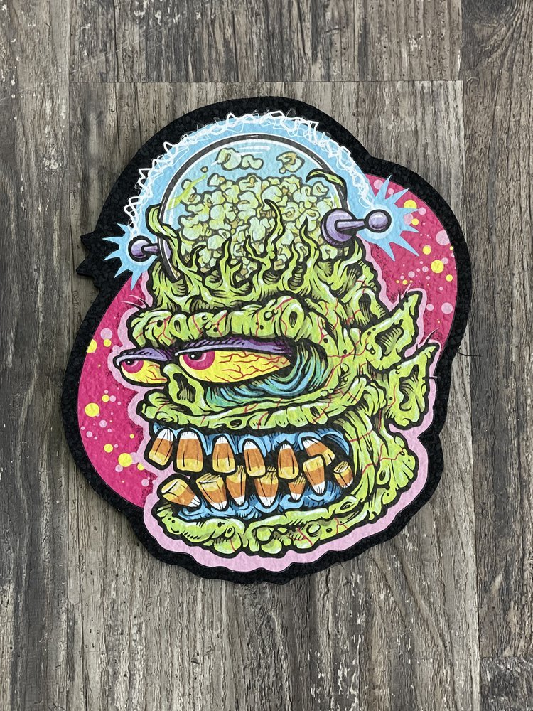 East Coasters -  DIRK HAYS - COSMIC CORN CREEP Coaster Dab Mat