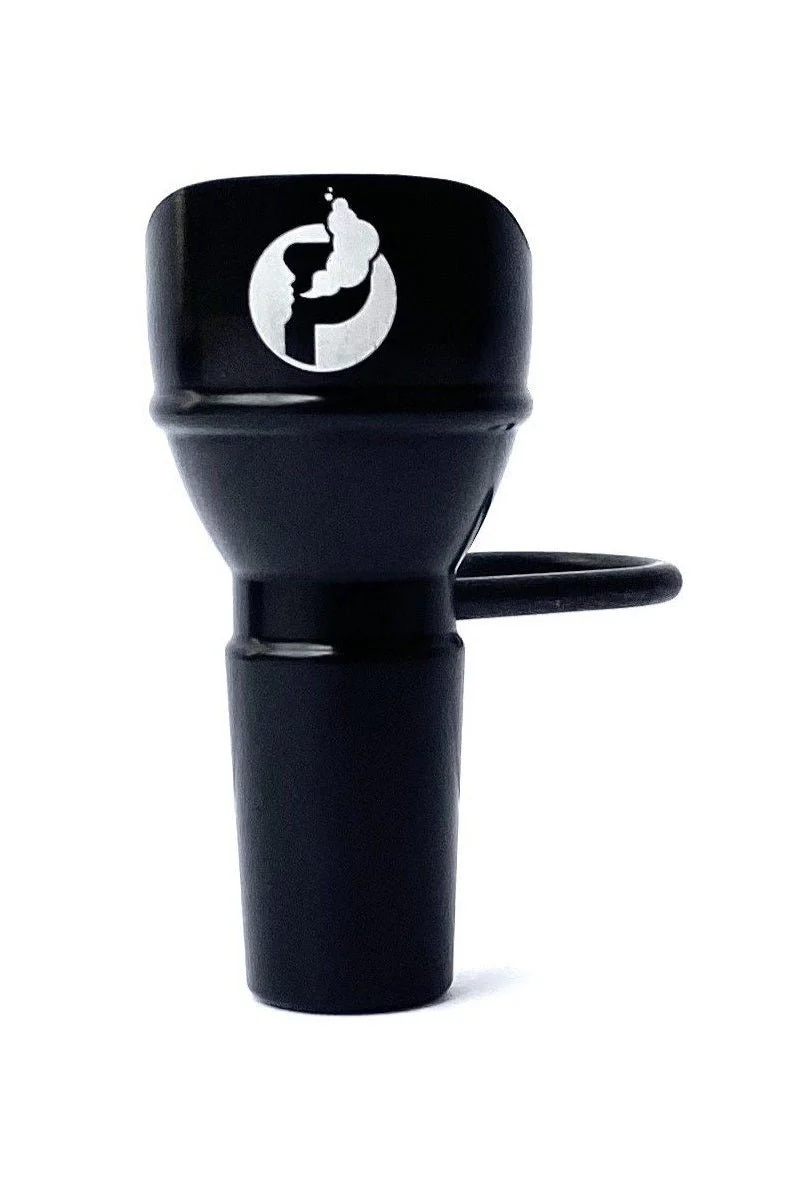 PAKKD - Unbreakable Metal Single Hole Scooper Bong Slide Bowl Piece w/ Handle - Image 2
