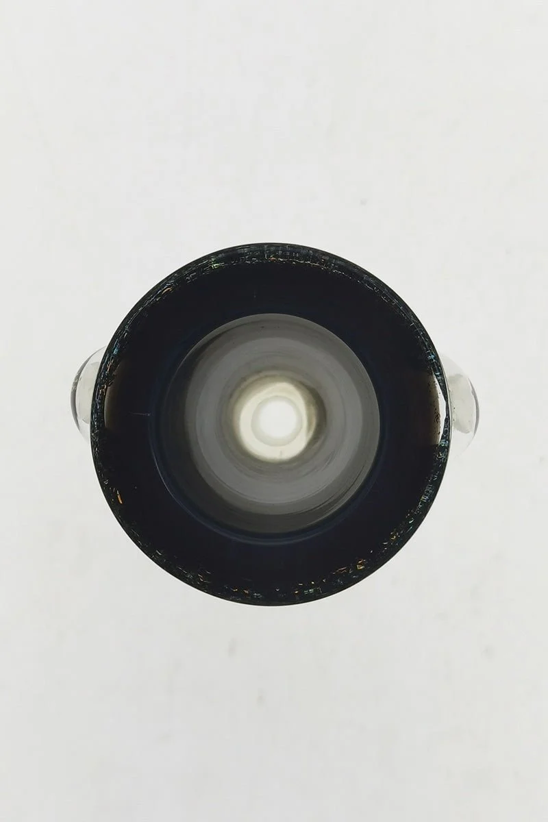 Single Hole Bong Slide Bowl Piece w/ Multi-Marble Handle - Image 20