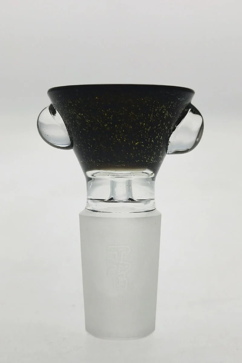 Single Hole Bong Slide Bowl Piece w/ Multi-Marble Handle - Image 38