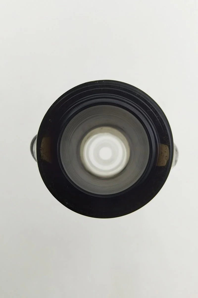 Single Hole Bong Slide Bowl Piece w/ Multi-Marble Handle - Image 41