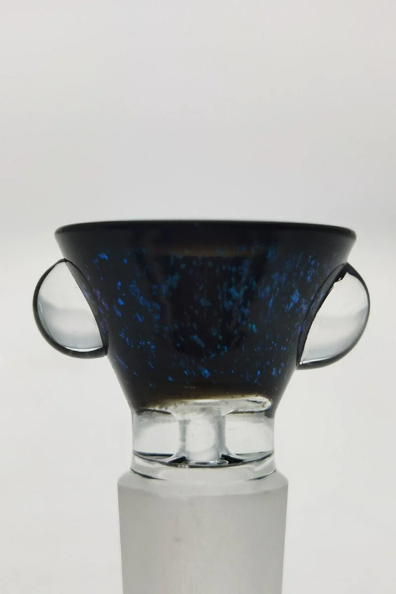 Single Hole Bong Slide Bowl Piece w/ Multi-Marble Handle - Image 60