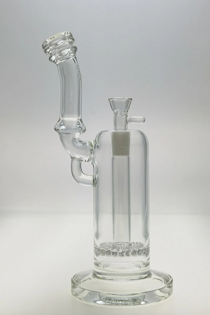 TAG - 12" Single Ratchet Bubbler 65x5MM Bong (18MM Female)