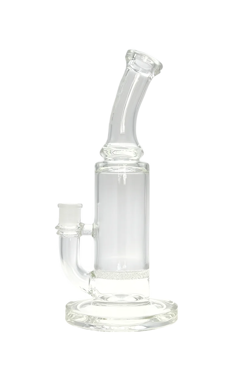 TAG - 12" Bent Neck Fritted Disc Can Dab Rig Bong 65x5MM (18MM Female) - Image 11
