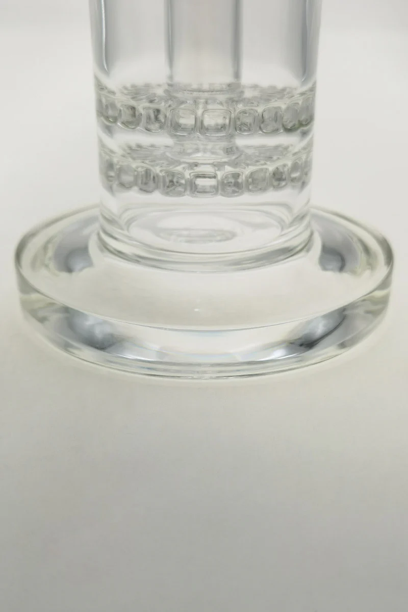 TAG - 13" Double Ratchet Bubbler Bong 65x5MM (18MM Female) - Image 15