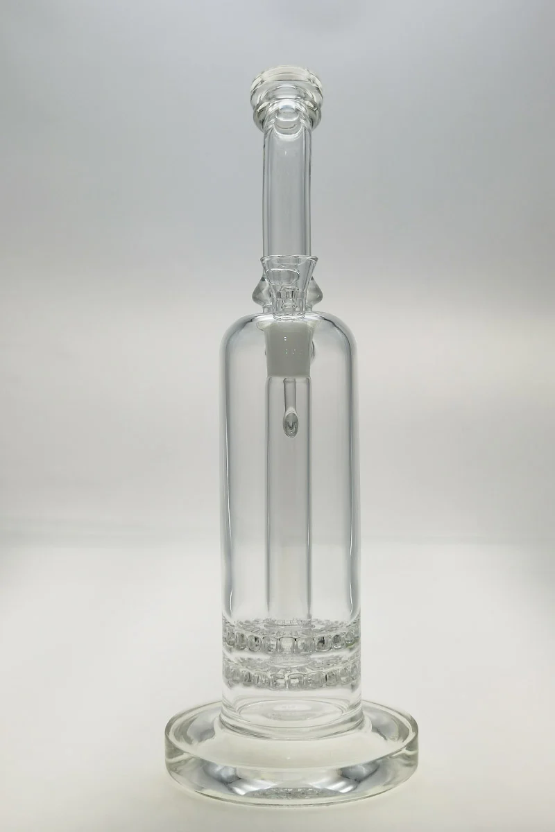 TAG - 13" Double Ratchet Bubbler Bong 65x5MM (18MM Female) - Image 2