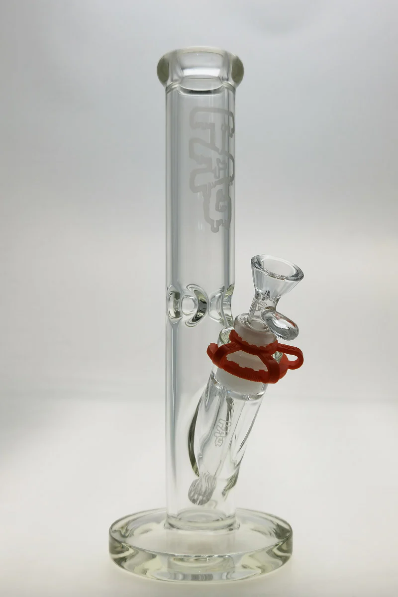 TAG - 12" Straight Tube Bong 44x6MM - 18/14MM Downstem (3.50") - Image 7