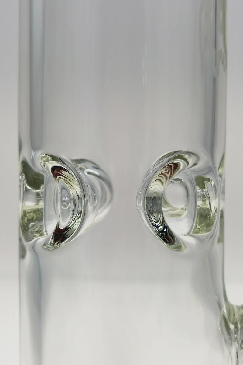 TAG - 12" Straight Tube Bong 65x7MM - 28/18MM Downstem (3.50") - Image 8