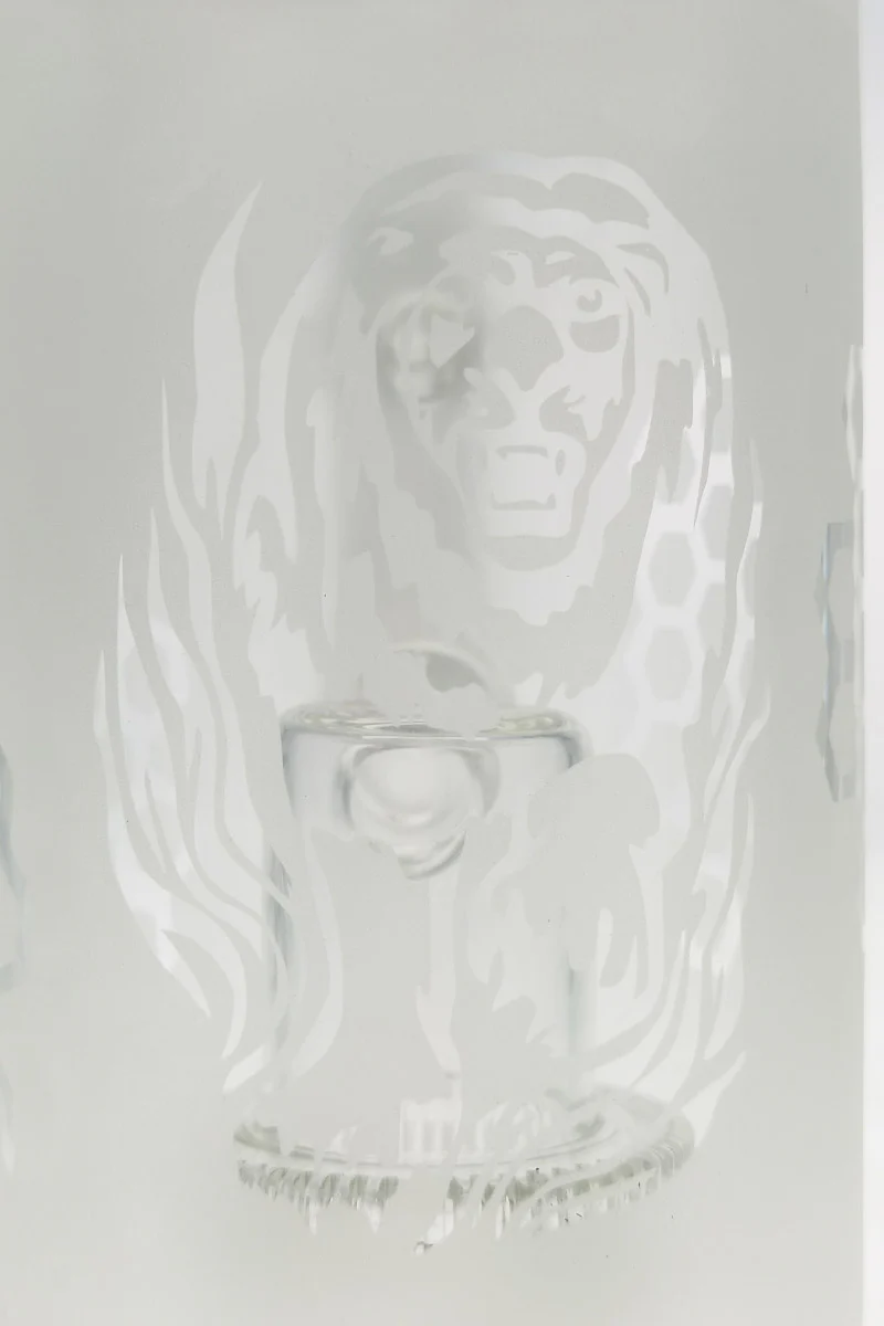 TAG - 12" Super Slit Matrix Diffuser Bong (100x5MM Can) (18MM Female) - Image 122