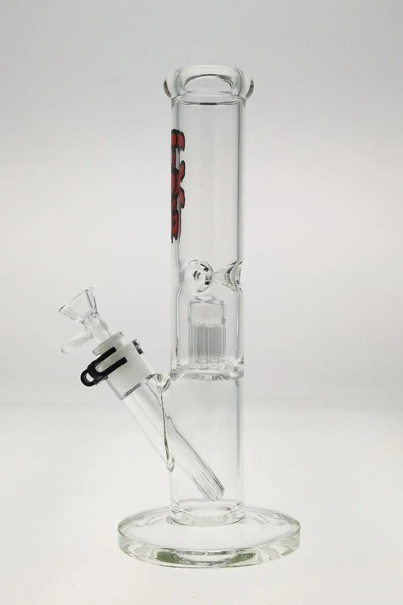 TAG - 13" 6 Arm Tree Straight Tube Bong 50x5MM - 18/14MM Downstem (3.50") - Image 15