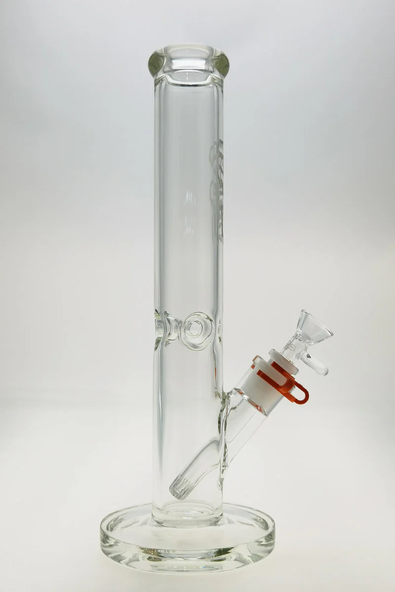 TAG - 14" Straight Tube Bong 50x7MM - 18/14MM Downstem (4.00")