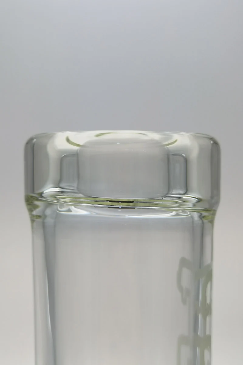 TAG - 14" Straight Tube Bong 65x7MM - 28/18MM Downstem (4.00") - Image 18