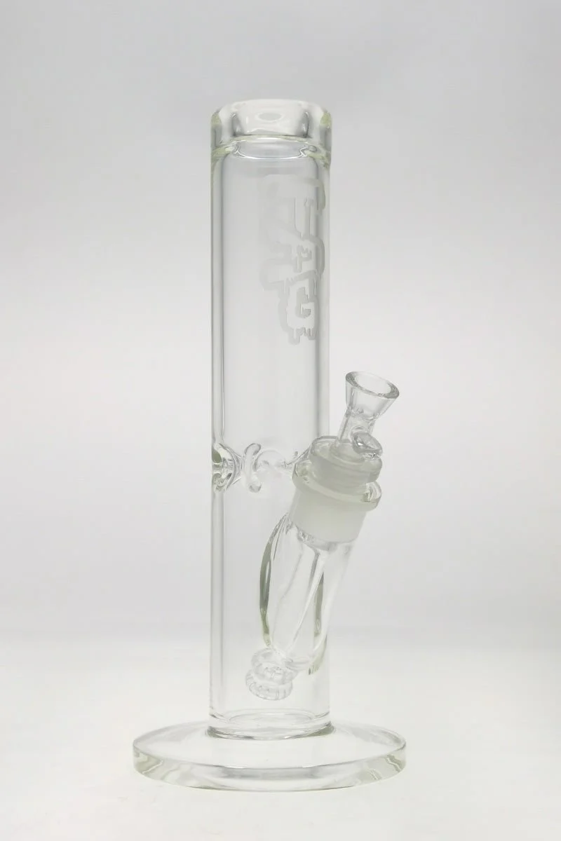 TAG - 14" Straight Tube Bong 65x7MM - 28/18MM Downstem (4.00") - Image 3