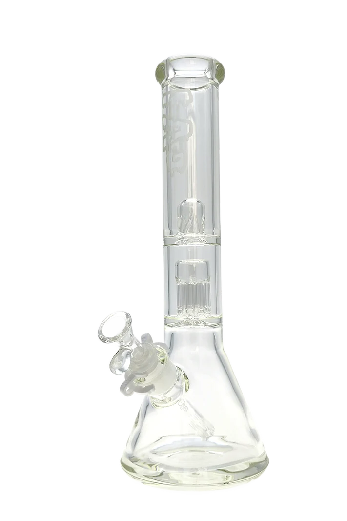 TAG - 14" Streamline Fixed 8 Arm Tree Beaker Bong 50x7MM - 18/14MM Downstem (4.00") - Image 3