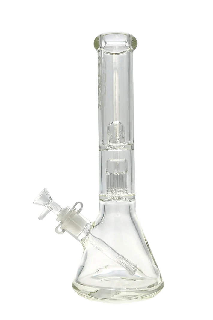 TAG - 14" Streamline Fixed 8 Arm Tree Beaker Bong 50x7MM - 18/14MM Downstem (4.00") - Image 4