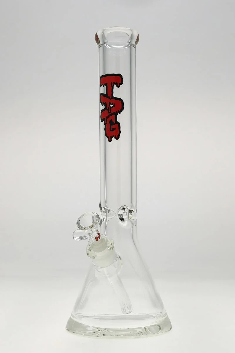 TAG - 16" Beaker Bong 50x9MM - 18/14MM Downstem (4.50") - Image 3