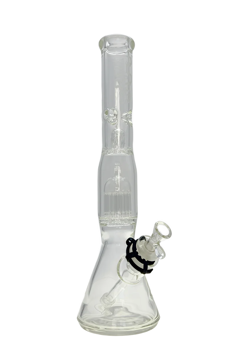 TAG - 16" Fixed 16-Arm Tree Beaker Bong 50x7MM - 28/18MM Downstem (4.25") - Image 110