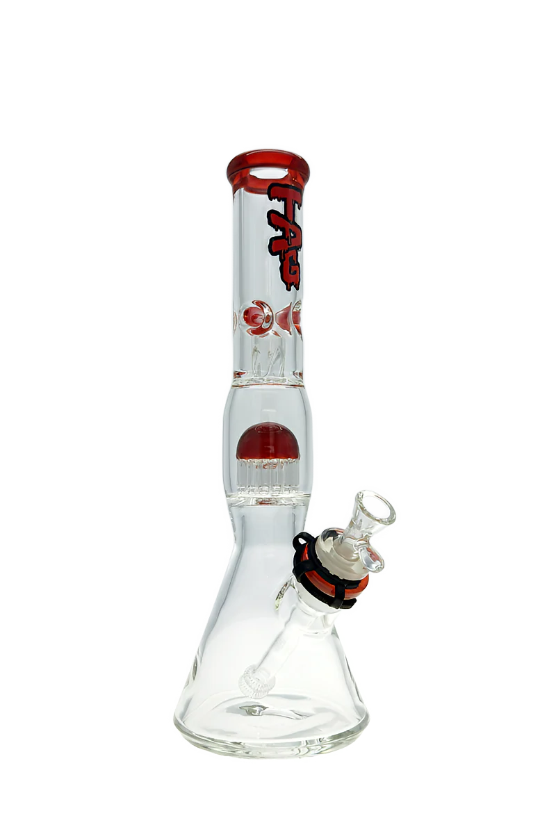 TAG - 16" Fixed 16-Arm Tree Beaker Bong 50x7MM - 28/18MM Downstem (4.25") - Image 112