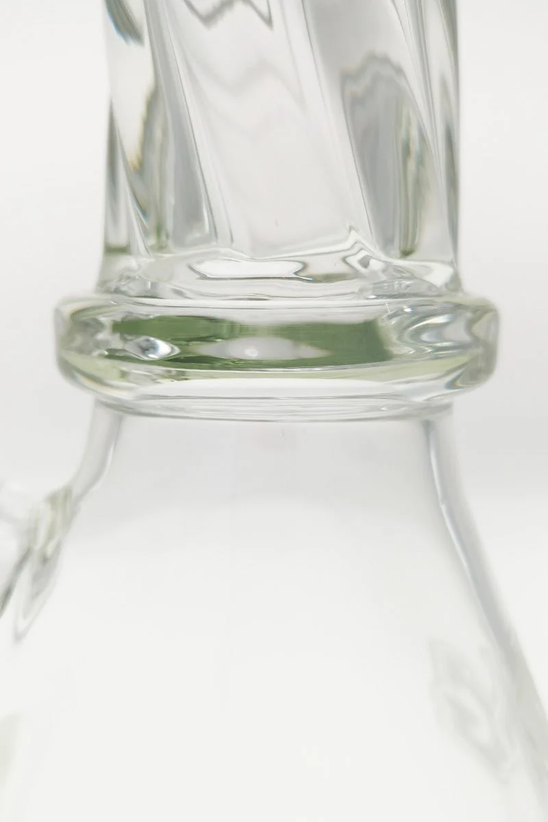 TAG - 16" Beaker Bong w/ Helical Rod 50x7MM - 28/18MM Downstem (4.50") - Image 7
