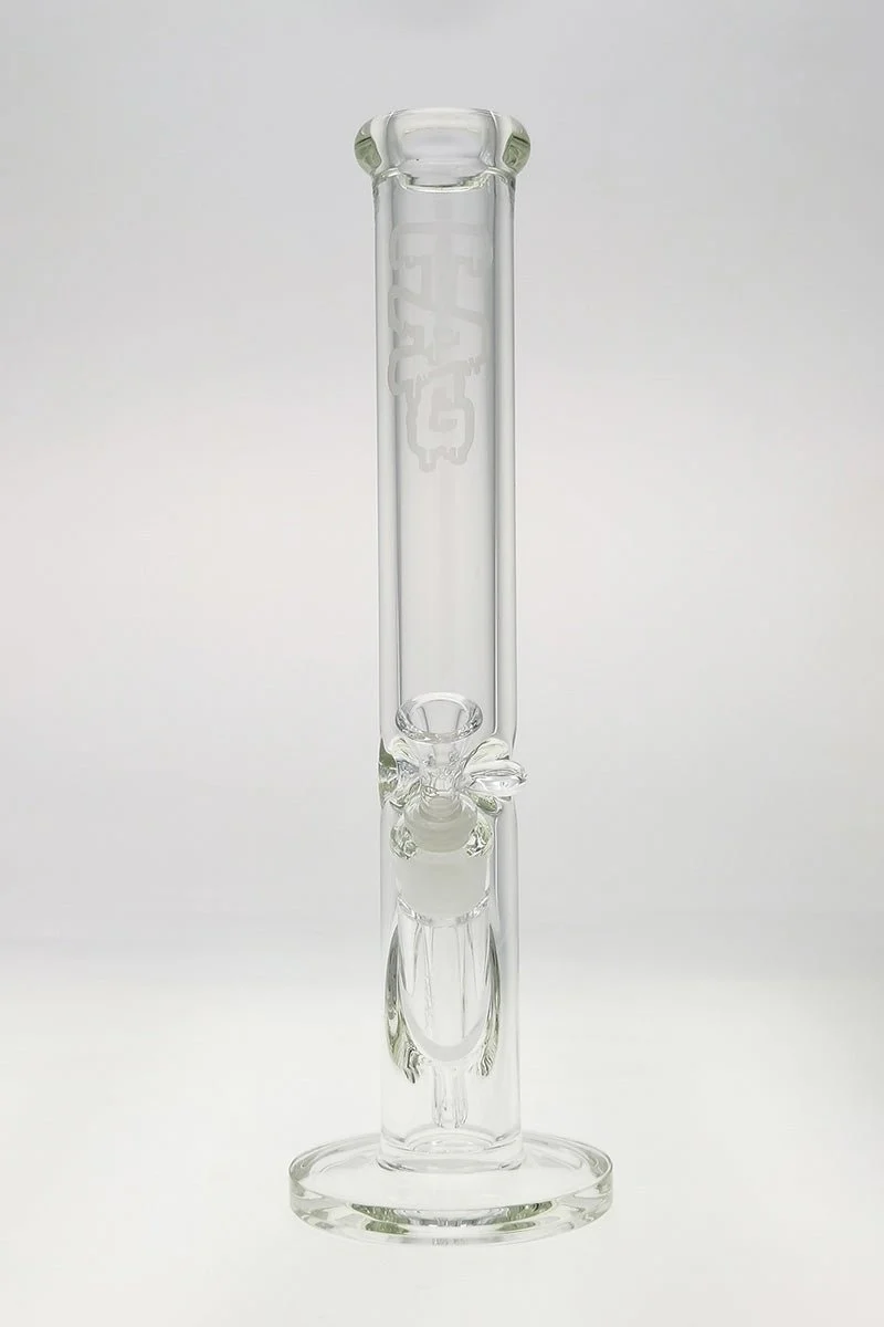 TAG - 16" Straight Tube Bong 50x9MM - 18/14MM Downstem (4.25") - Image 3
