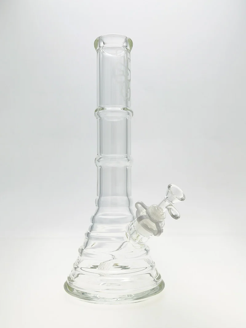 TAG - 15" Beaker Bong Bamboo 50x7MM (4.50") 18/14MM Downstem - Image 16