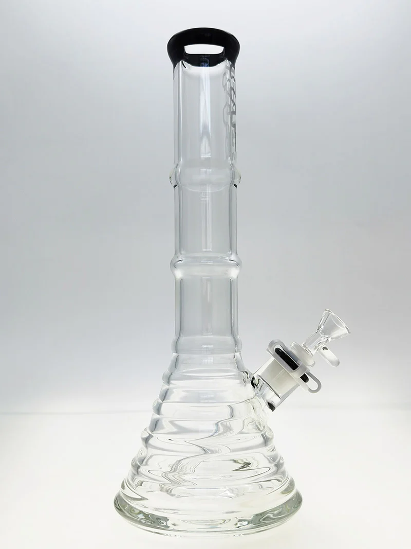 TAG - 15" Beaker Bong Bamboo 50x7MM (4.50") 18/14MM Downstem - Image 34