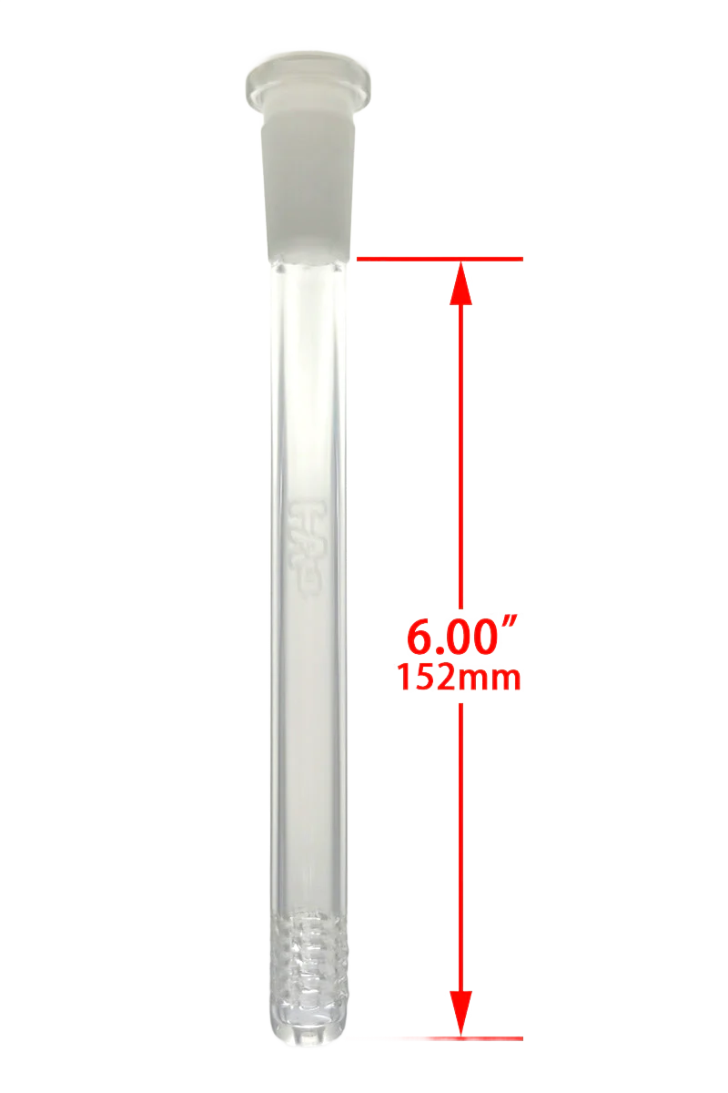 TAG - 18/14MM Open End Bong Downstem - 6 Row x 3 (54 Hole) Multiplying Super Slit - Image 29