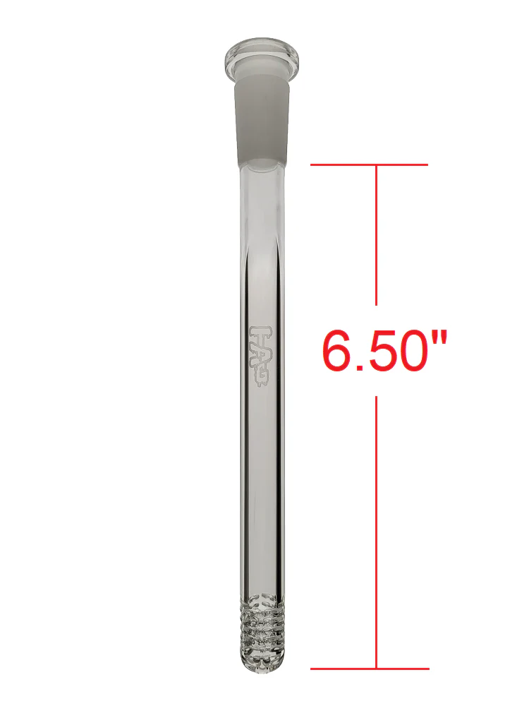 TAG - 18/14MM Open End Bong Downstem - 6 Row x 3 (54 Hole) Multiplying Super Slit - Image 34