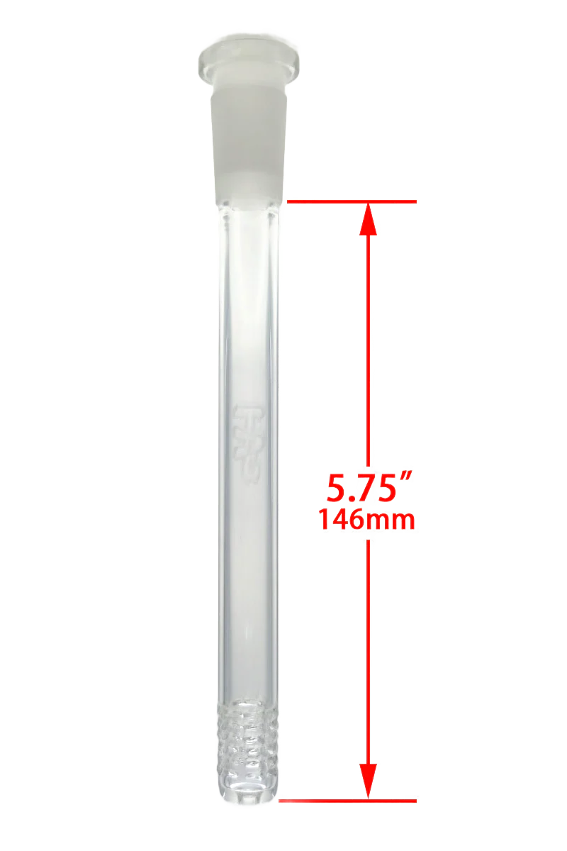 TAG - 18/14MM Open End Bong Downstem - 6 Row x 3 (54 Hole) Multiplying Super Slit - Image 35