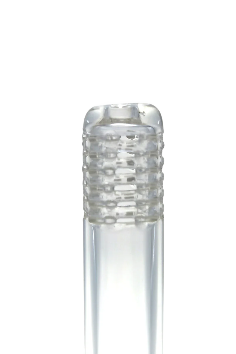 TAG - 18/14MM Open End Bong Downstem - 6 Row x 3 (54 Hole) Multiplying Super Slit - Image 5