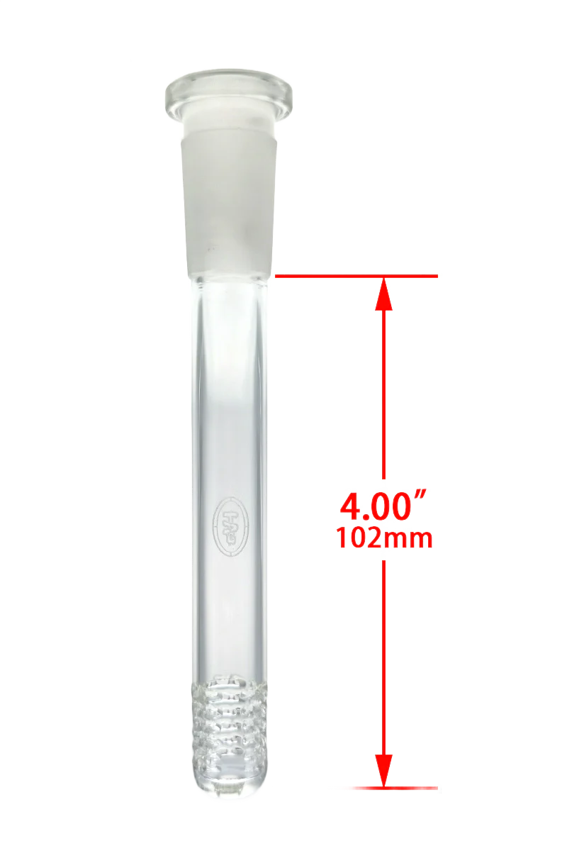 TAG - 18/14MM Open End Bong Downstem - 6 Row x 3 (54 Hole) Multiplying Super Slit - Image 6
