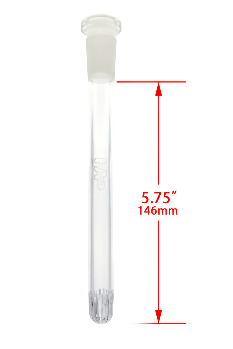 TAG - 18/14MM Closed End Rounded Showerhead Bong Downstem - Image 16