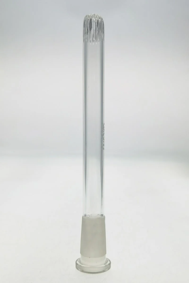 TAG - 18/14MM Open End Rounded Super Slit Showerhead Bong Downstem - Image 3