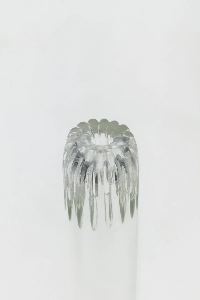 TAG - 18/14MM Open End Rounded Super Slit Showerhead Bong Downstem - Image 6