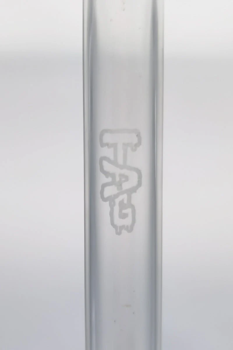 TAG - 18/14MM Open End Rounded Super Slit Showerhead Bong Downstem - Image 7